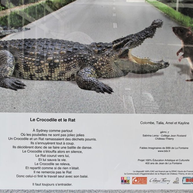 Le crocodile et le rat <small>© Bibi - CARCT</small>